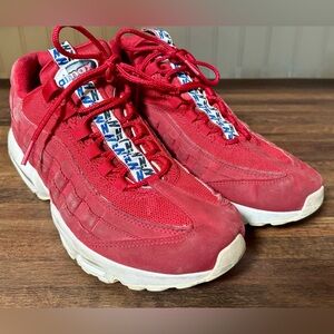 Men’s Nike Air Max 95 TT Pull Tab Gym Red Size 11 AJ1844-600